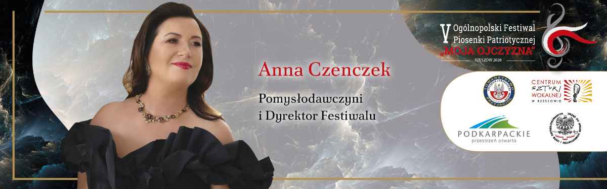 18. Pomysłodawczyni i Dyrektor festiwalu Anna Czenczek telebim