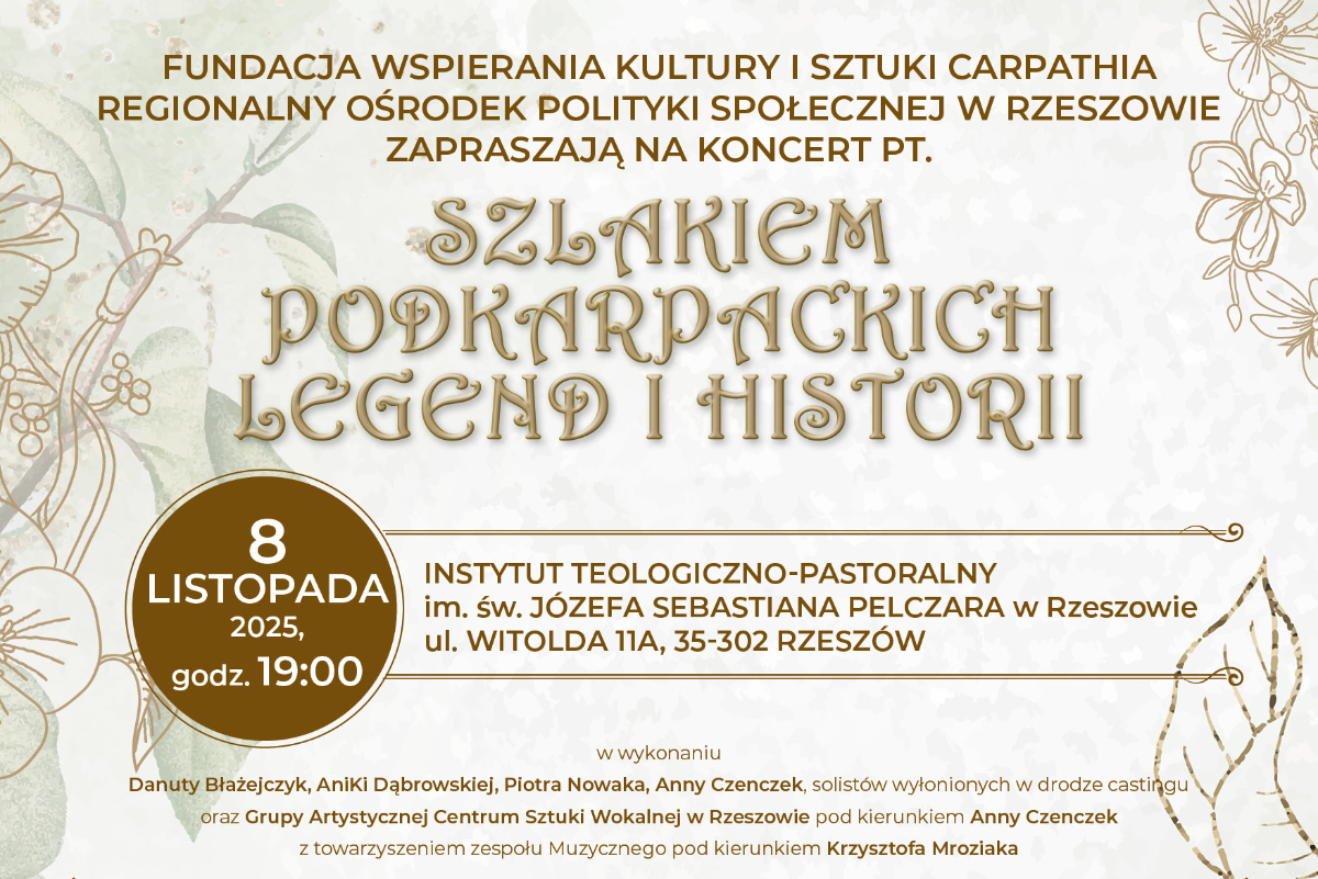 Muzyczna podróż przez legendy Podkarpacia